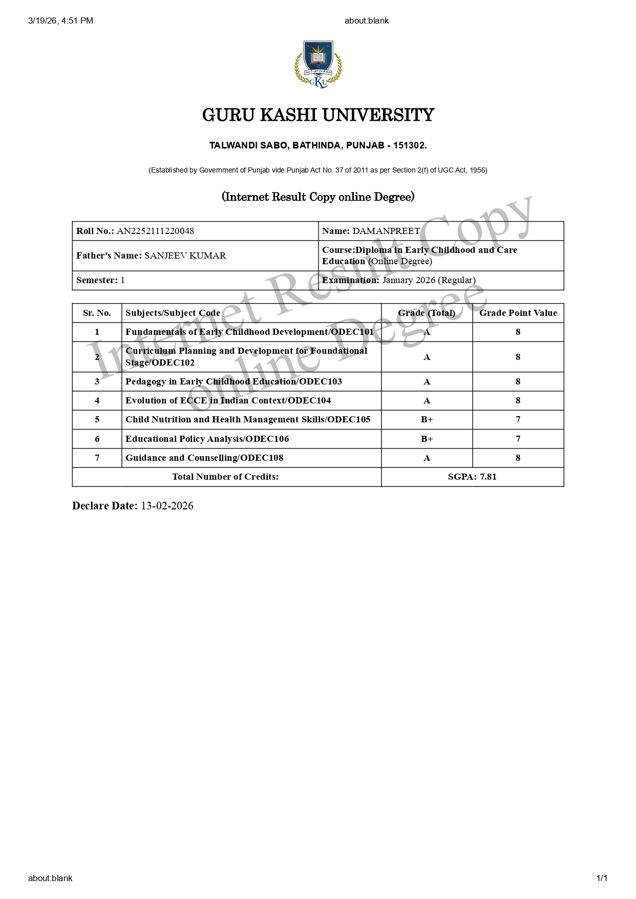 Vishwash Academy of Education